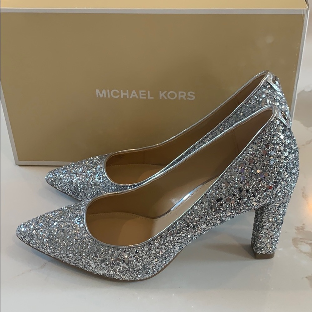 Silver Michael Kors Shoes